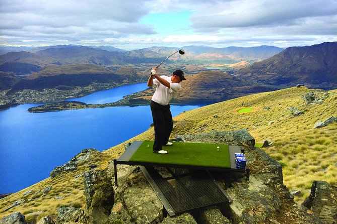 Altitude Golf by Helicopter from Queenstown - A Mountain Golf Hole You Cannot Reach by Road