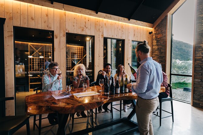 Award Winning Premium Wine Tour Queenstown Tasting at 4 Wineries - Fourth stop: Ayrburn and the Manure Room wine flight