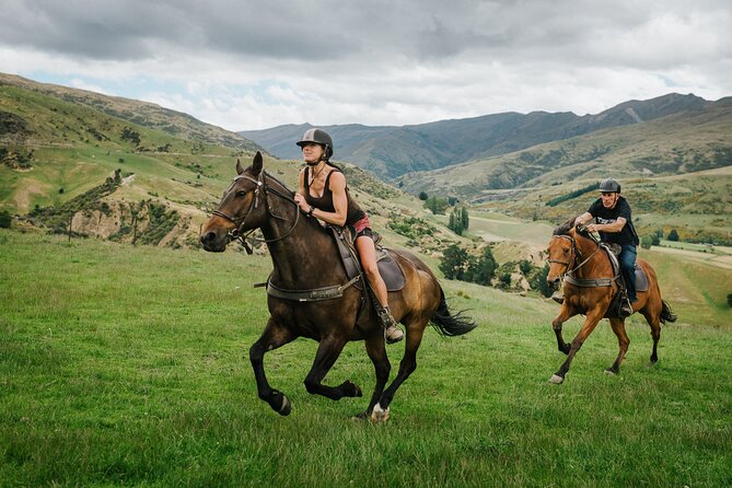 Cardrona High Country Pub Trail Horse Riding Trek (Intermediate+) - Crossing the Cardrona River to the Pub