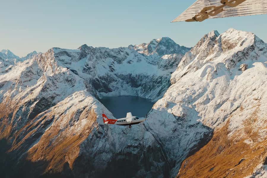 From Queenstown: Milford Sound Coach, Cruise, Scenic Flight - Cruising Milford Sound from the water