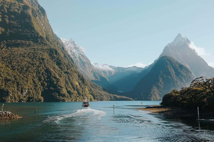 From Queenstown: Milford Sound Coach, Cruise, Scenic Flight - Mirror Lakes, Monkey Creek, and the first short walks