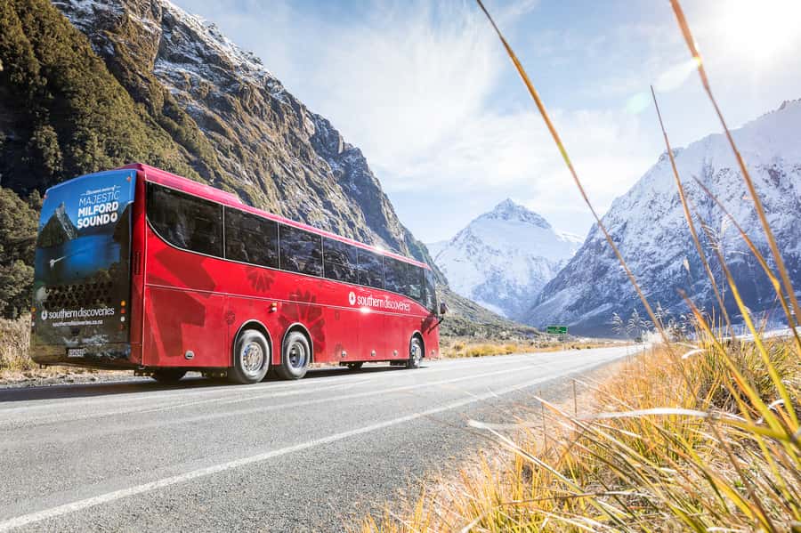 From Queenstown: Milford Sound Day Trip on Premium Coach - The long road from Queenstown to Milford Sound