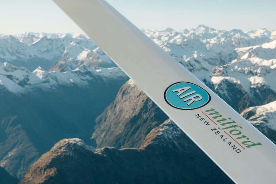 From Queenstown: Milford Sound Flight and Nature Cruise - From Queenstown to Tutoko Glacier