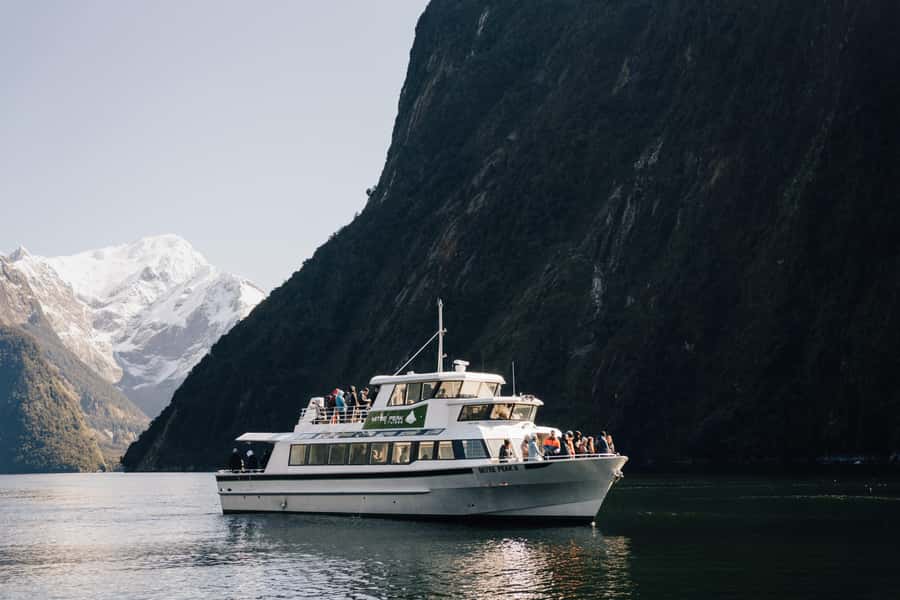 From Queenstown: Milford Sound Full-Day Trip by Plane & Boat - Landing near Milford Sound and boarding the boat