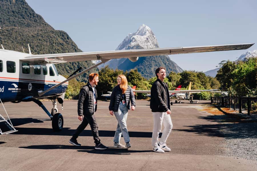 From Queenstown: Milford Sound Full-Day Trip by Plane & Boat - Queenstown pickup and the airport start