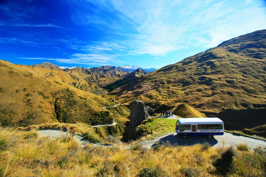 From Queenstown: Skippers Canyon Jet Boat Ride - The upper Shotover River by jet boat