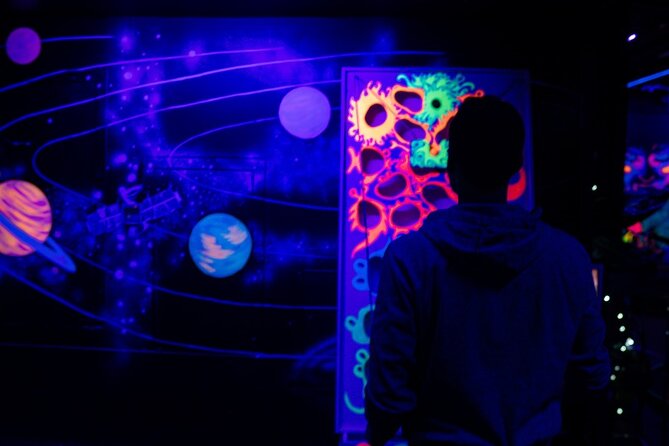 Glow in the Dark Mini Golf in Queenstown - Starting at Thrillzone with nine glowing holes