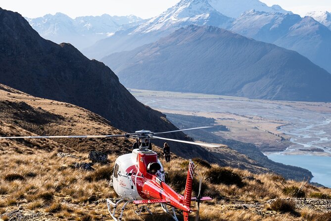 Grand Alpine Helicopter Flight - Queenstown - Taking off from Frankton near Queenstown