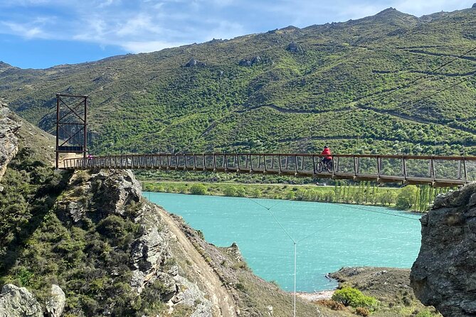 Lake Dunstan Discovery Day Tour by eBike with Shuttle - Clyde Dam gives the ride its grand opening
