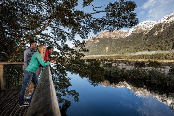Milford Sound Coach and Cruise Tour from Queenstown with Flyback - Mirror Lakes, Lake Gunn, and Monkey Creek