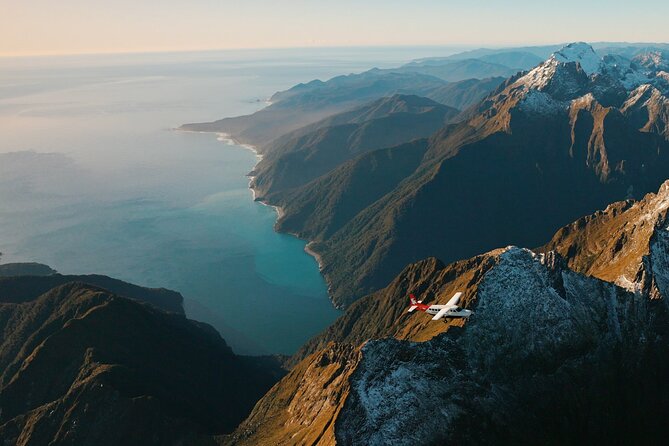 Milford Sound Fly Explore Fly ex Queenstown by Glenorchy Air - Landing at Milford Sound and finding your bearings