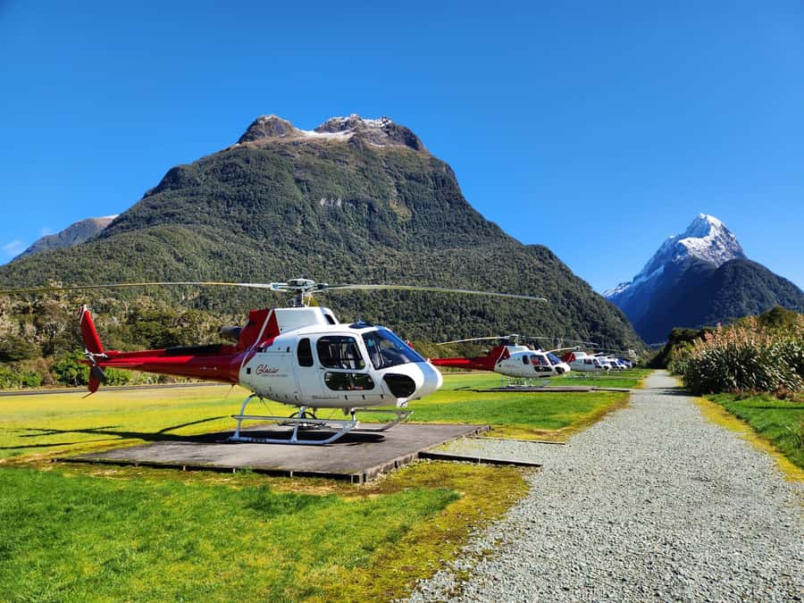 Milford Sound Scenic Helicopter Flight with Landing - Seeing Milford Sound from above