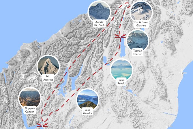 Mt. Cook Fly Explore Fly ex Queenstown by Glenorchy Air - Five hours around Mount Cook Village