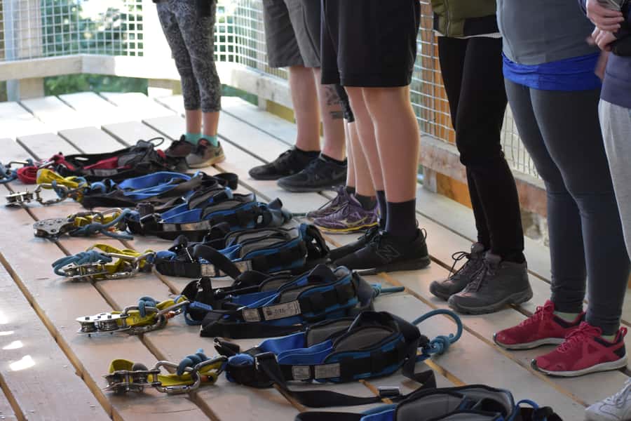 Queenstown: 1-Hour Zipline Tour with 2-Lines & 21-Meter Drop - Two zip lines and one serious-looking drop