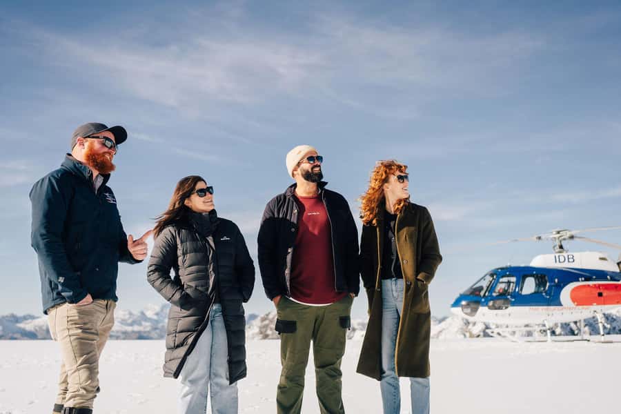 Queenstown: 50-Minute Southern Glacier Helicopter Flight - Pickup, check-in, and group size