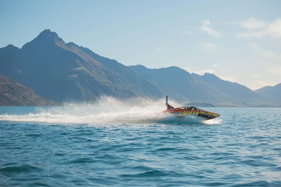 Queenstown: Hydro Attack Shark Ride - Choose mild or wild before the engine gets serious