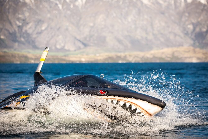 Queenstown Hydro Attack Shark Ride Adventure - From Beach Street to the open lake