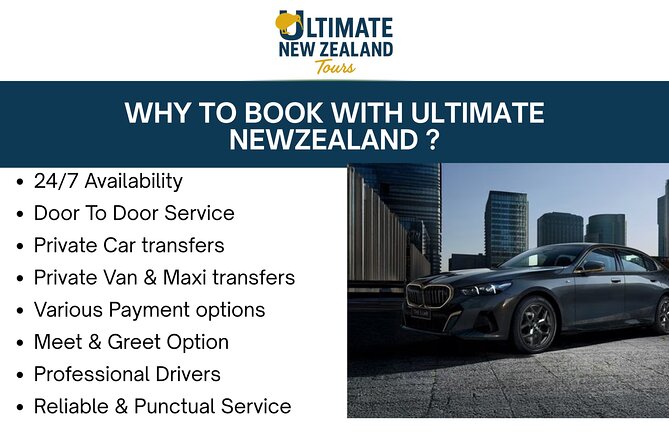 Queenstown International Airport To and From City Center Transfer - Direct hotel and private-address drop-off
