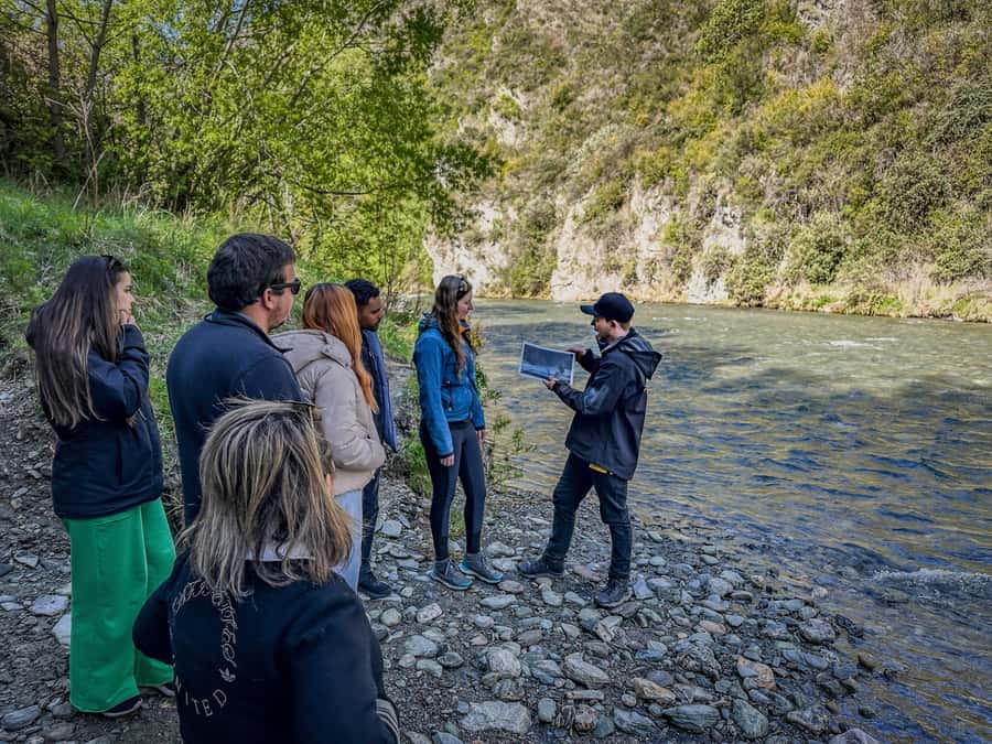 Queenstown: Lord of the Rings Locations Half-Day Tour - Replica weapons turn a photo stop into playtime