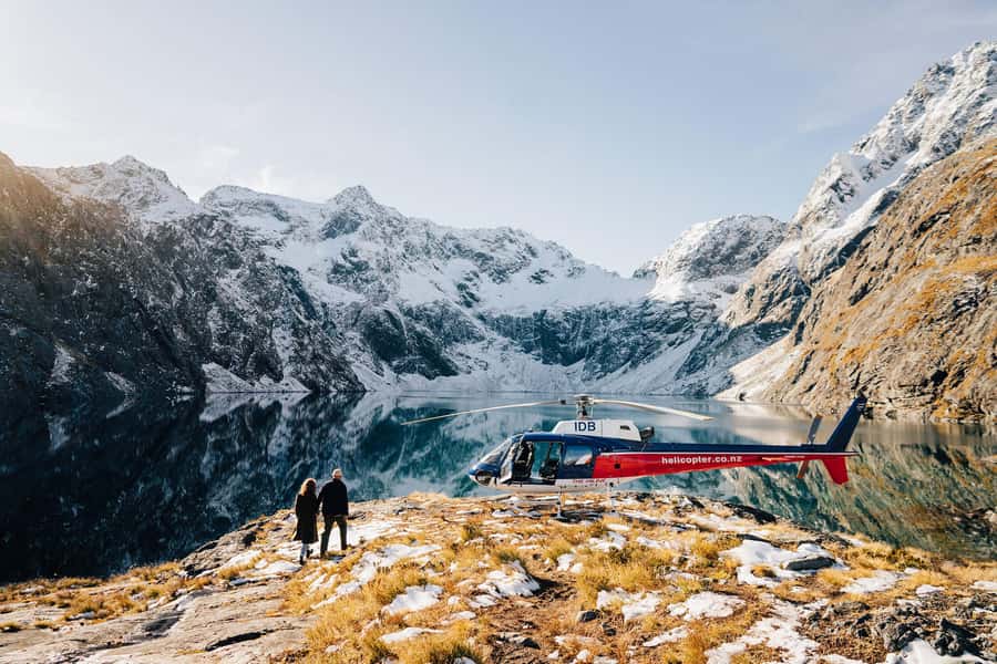 Queenstown: Milford Sound Cruise with Helicopter Transfer - Forty minutes above alpine lakes, glaciers, and gorges