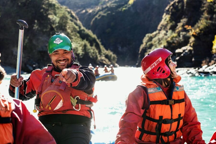 Queenstown: Shotover River Whitewater Rafting Adventure - The cliff road through Skippers Canyon