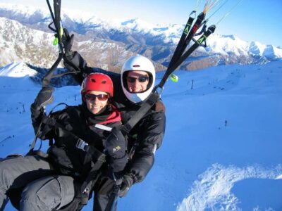 Tandem Paraglide – Winter – Coronet Peak 5400ft