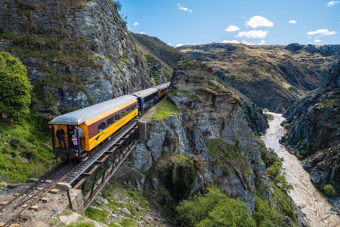 Queenstown to Dunedin with Taieri Gorge Train One-Way Tour - A quick photo stop at Ophir Bridge Road